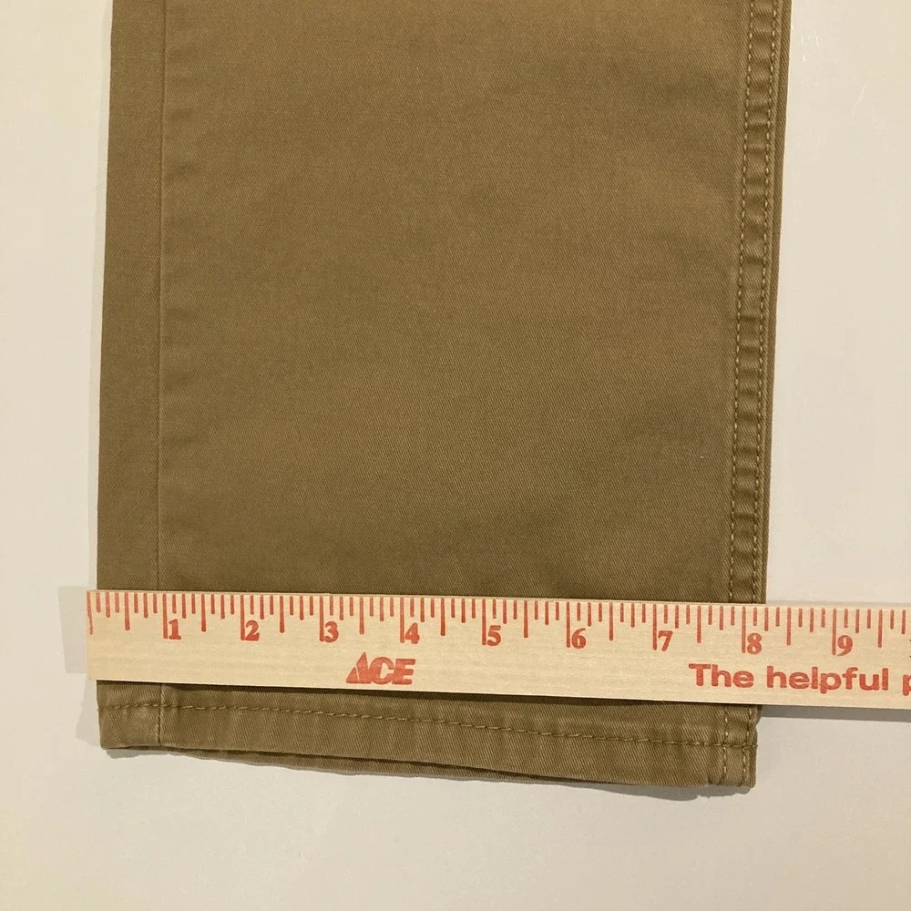 LEVI Jeans 514 Men 34x32 (Fits 34x31) Tan Khaki Stretch Straight Fit Cowboy‎